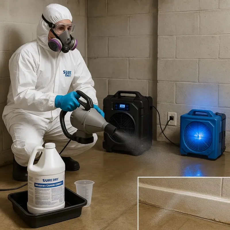 Sanitization and Odor Removal process in Northview, MI