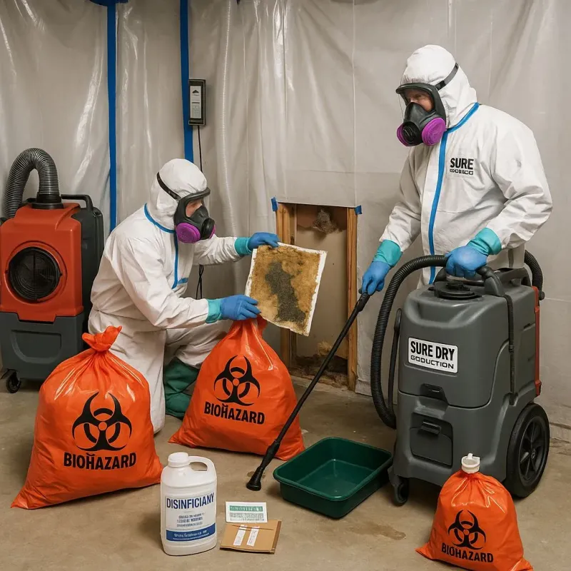 Contaminated Water Handling Protocols process in Northview, MI